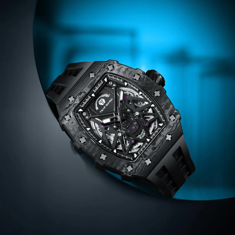 Elemental-Carbon Fiber Automatic Watch TB8207CF(Ship from US) - Image 14