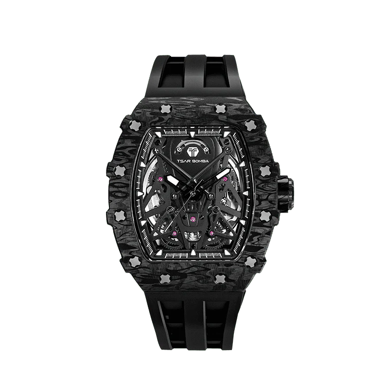 Elemental-Carbon Fiber Automatic Watch TB8207CF(Ship from US) - Image 3