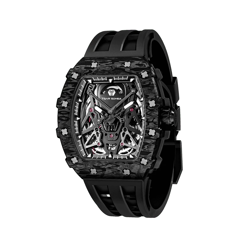 Elemental-Carbon Fiber Automatic Watch TB8207CF(Ship from US) - Image 4