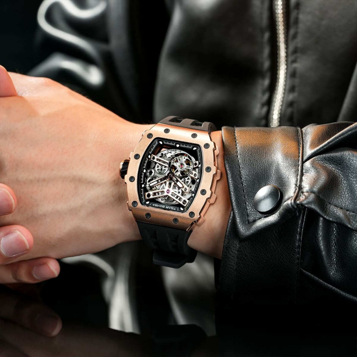 Elemental-Automatic Watch TB8208A（Ship from US） - Image 6