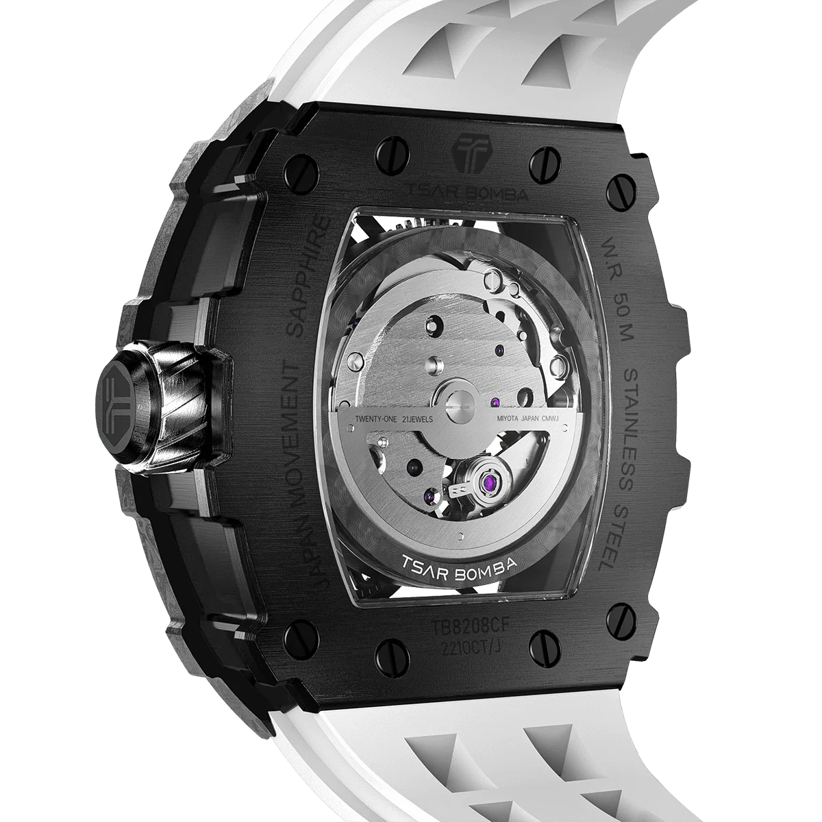 Elemental-Carbon Fiber Automatic Watch TB8208CF - Image 26