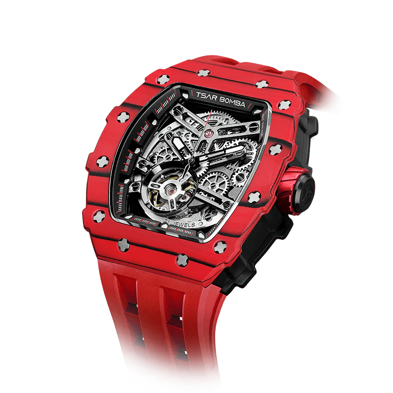 Elemental-Carbon Fiber Automatic Watch TB8208CF - Image 9