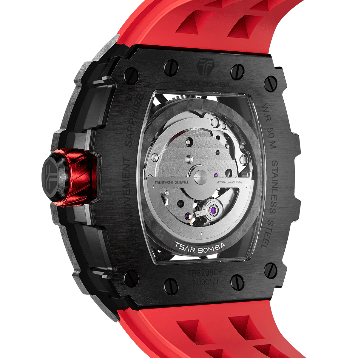 Elemental-Carbon Fiber Automatic Watch TB8208CF - Image 32