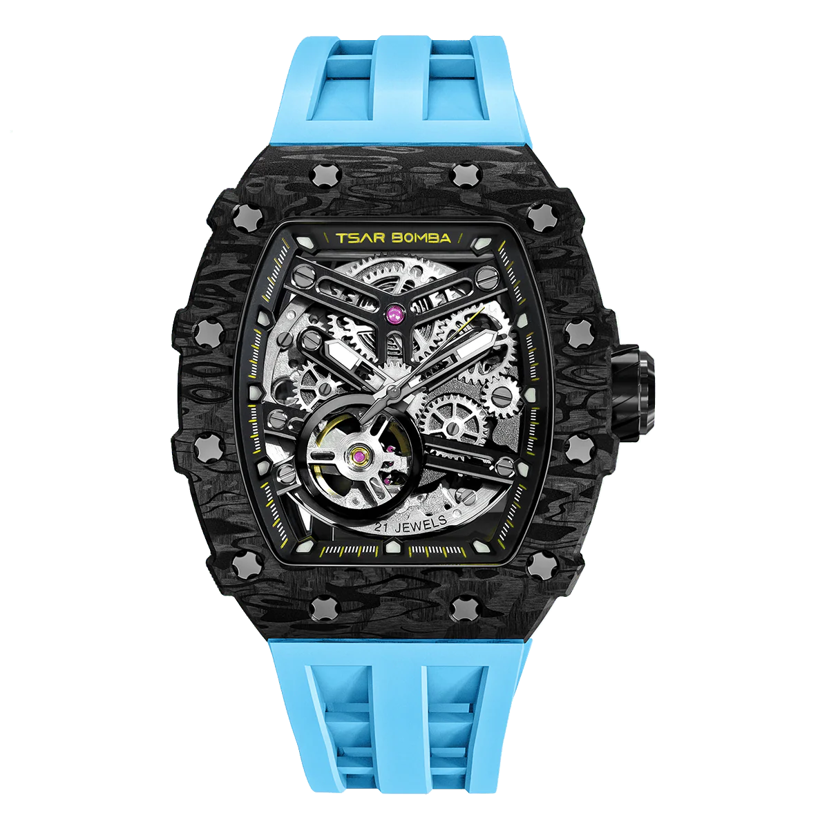 Elemental-Carbon Fiber Automatic Watch TB8208CF - Image 40