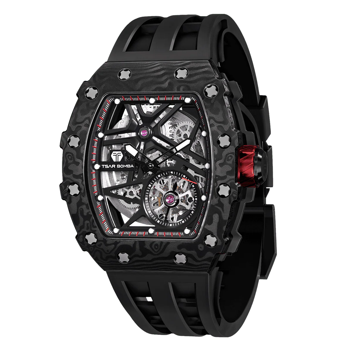 Elemental-Carbon Fiber Automatic Watch TB8209CF - Image 24