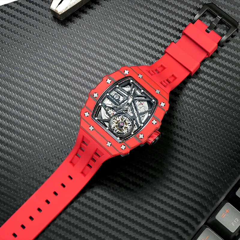Elemental-Carbon Fiber Automatic Watch TB8209CF - Image 11