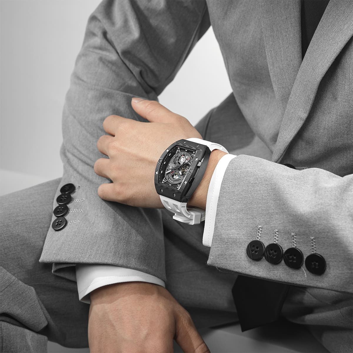 Elemental-Carbon Fiber Automatic Watch TB8210CF - Image 6