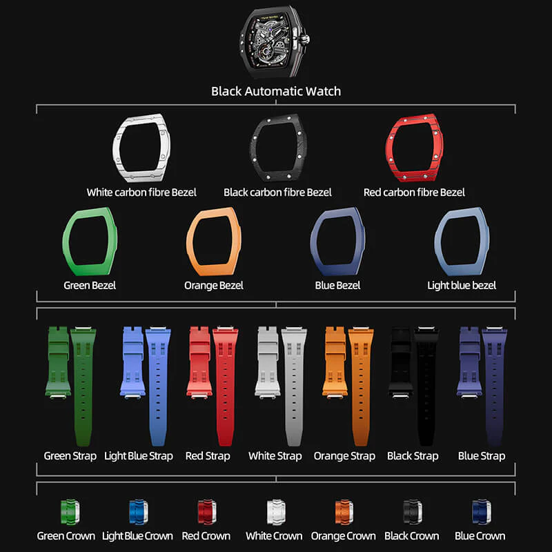Atomic-Interchangeable Automatic Watch Combo Mixed Material - Image 12