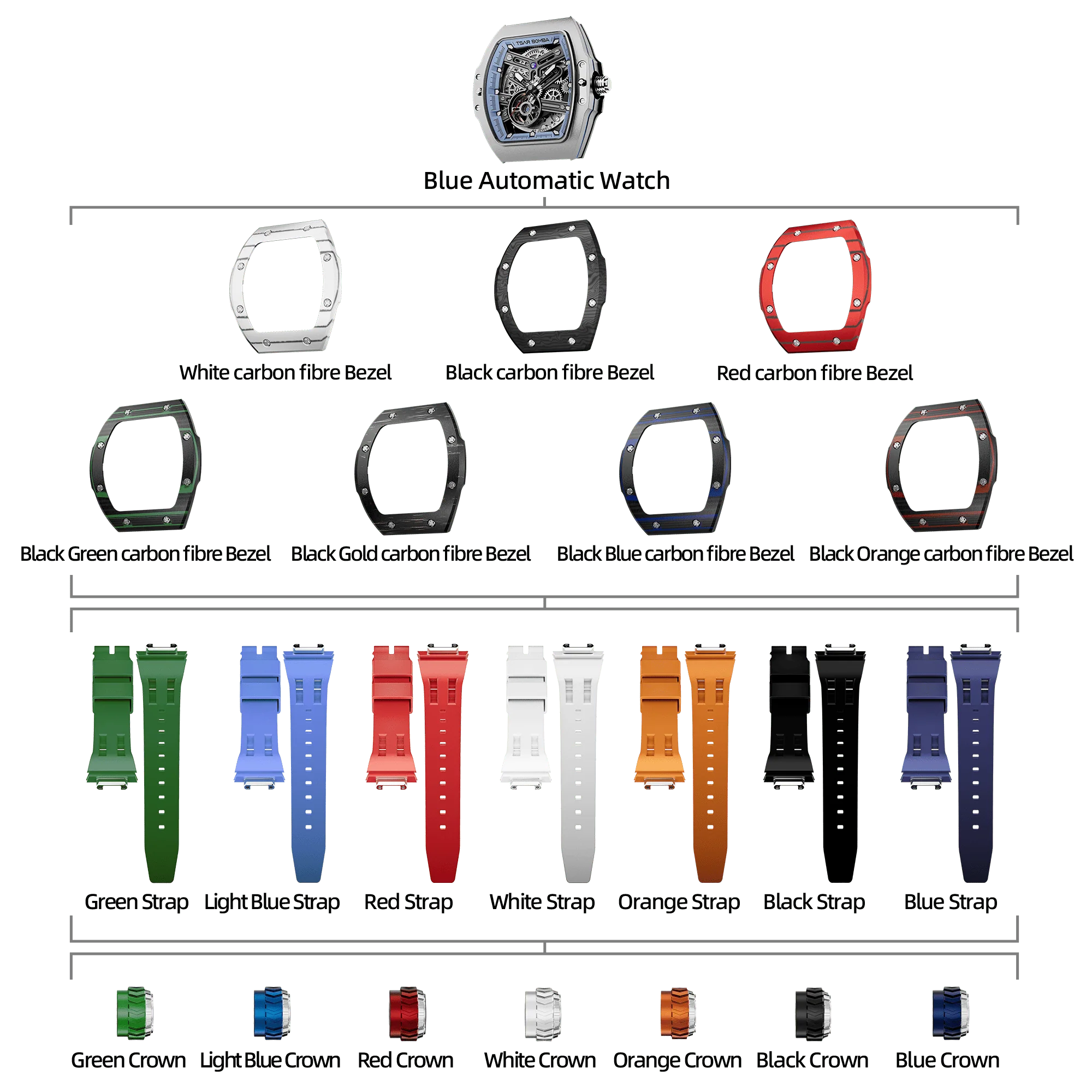 Atomic-Interchangeable Automatic Watch Combo (7-in-1) - Image 68