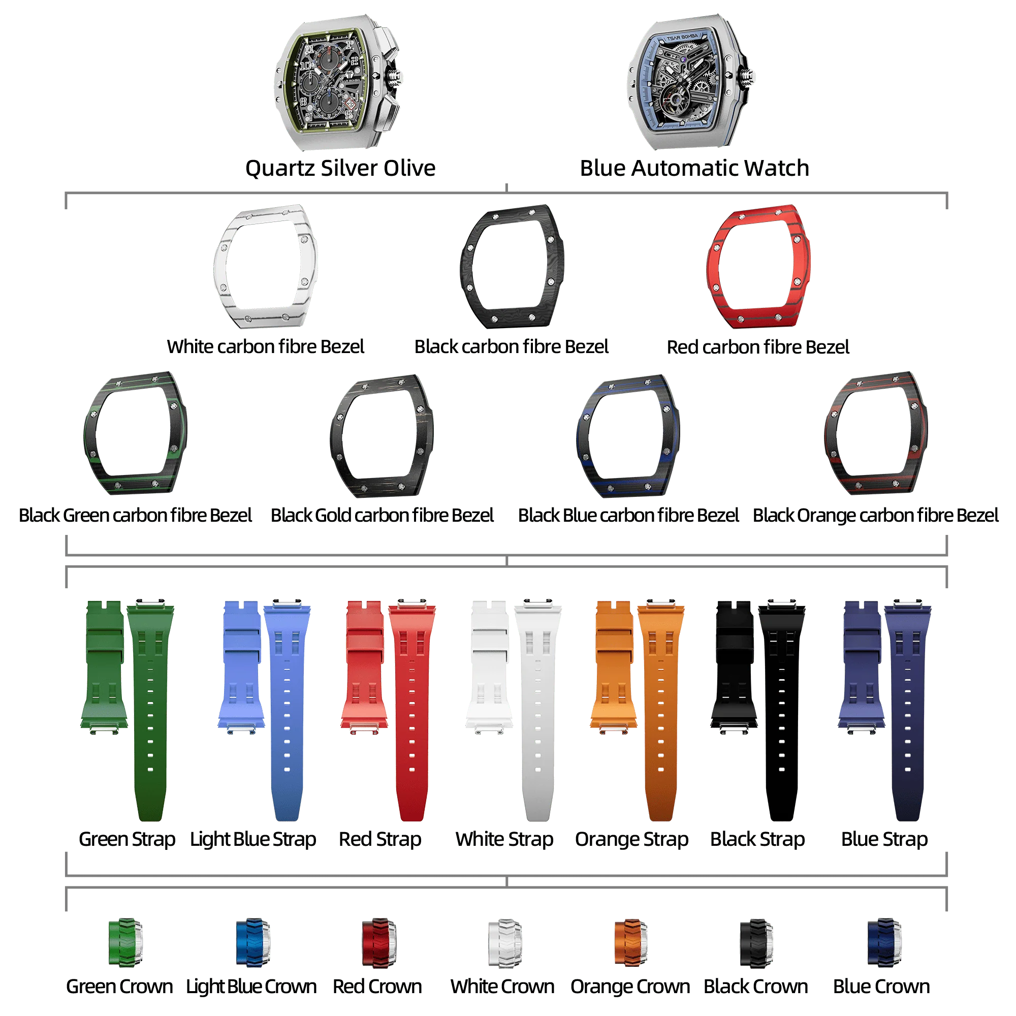 Atomic-Interchangeable Automatic Watch Combo (7-in-1) - Image 70